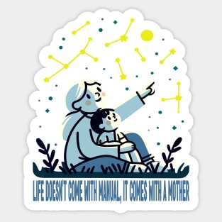 Stargazing Mom's Guiding Light Sticker